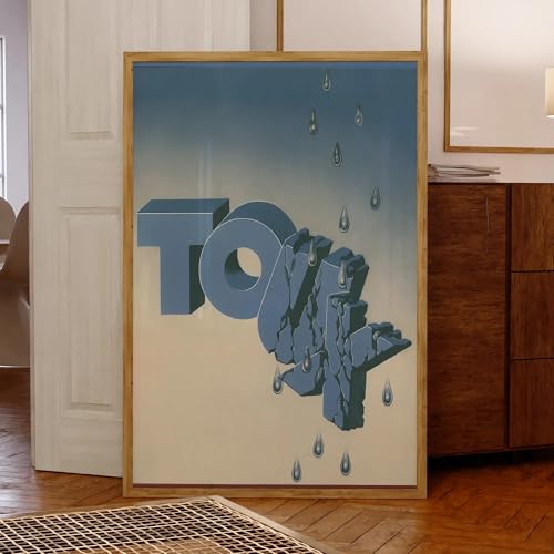 Toile bleu et blanc dégradé pour créer une ambiance zen dans votre salon