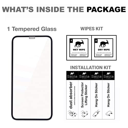 Image of Saola 11D Tempered Glass For Honor 8C Smartphone(Pack Of 1)With Free Installation Kit. Full Screen Coverage