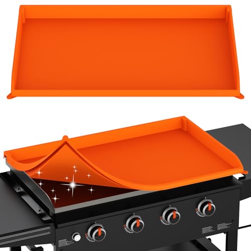 rumlick Silicone Griddle Cover for Blackstone - Full Protection Waterproof Griddle Top Cover All Year Round Protective Mat for Black Stone Accessories (36