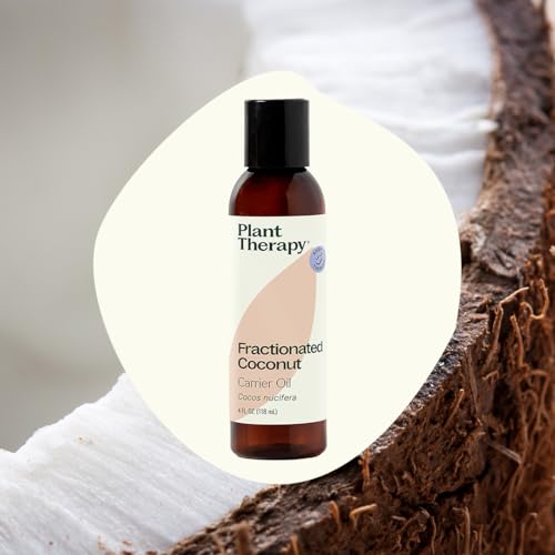 Plant Therapy Fractionated Coconut Oil for Skin, Hair & Body 4 oz Detail
