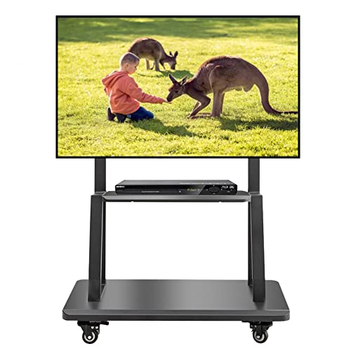Soporte móvil de piso para TV 32-75 pulg ajustable miniatura 1