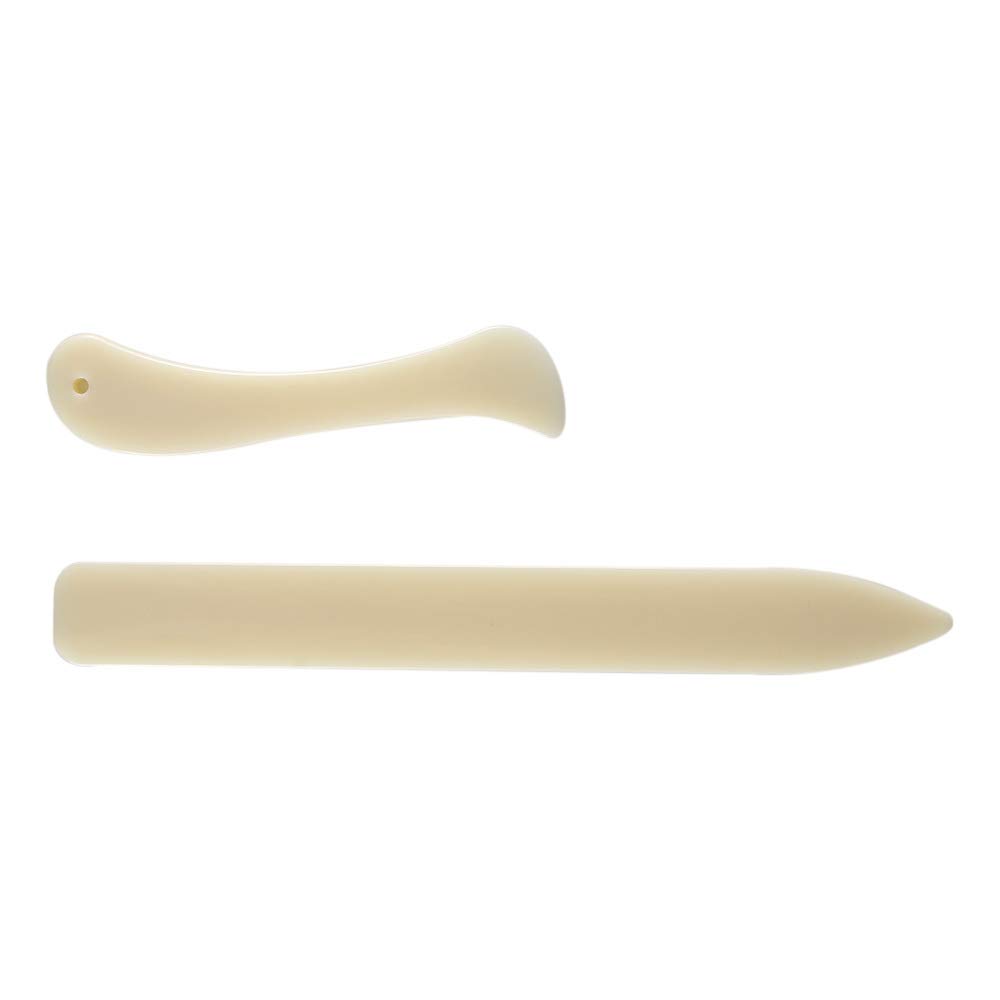 Froiny 2pcs de Cuero del Arte Herramientas de la Carpeta para la puntuación de Cuero Plegable hendido Bordes de Papel Hecho a Mano de Costura Herramientas Accesorios