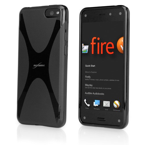 Amazon Fire Phone Case, BoxWave [Bodysuit] Premium Textured TPU Rubber Gel Skin Case for Amazon Fire Phone - Scarlet Red