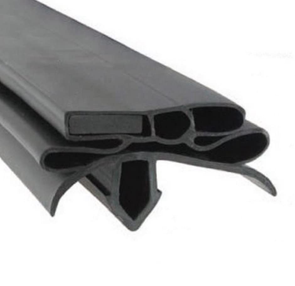 Passeal Black Silicone Door Gasket Size 23 1/2 x 26 3/4 - Passeal 932588 Refrigeration Gasket for Cooler or Freezer - Custom Made in USA