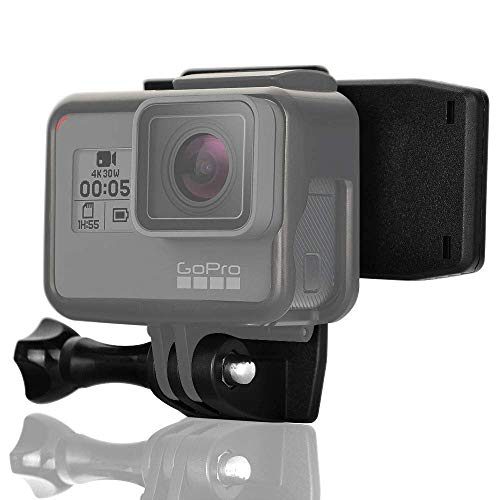 micros2u grampo com suporte compatível GoPro, muito resistente. Pivote rotativo 360 graus, liberação rápida, para alças, chapéus, bolsas, mochilas. Adequado para Hero 8 7 6 5 4 3, Session e outras câmeras