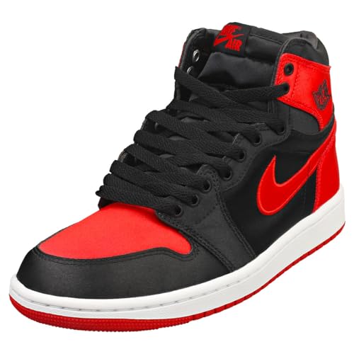 Nike Women's Air Jordan 1 High OG Satin Bred FD4810-061 (US Footwear Size System, Adult, Women, Numeric, Medium, 10)