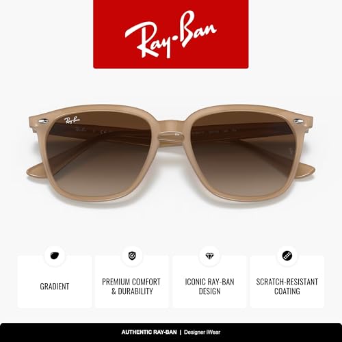 Image of Ray-Ban RB4362 Square Sunglasses for Men for Women