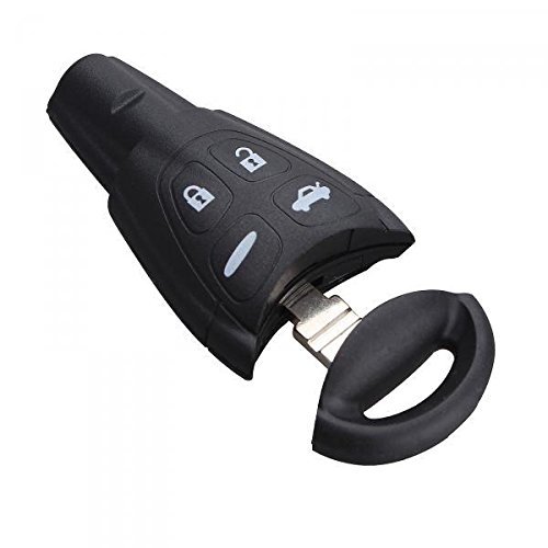 VELURA 2x 4 Button Pad Remote Key Case Fob uncut blade for SAAB 93 95 9-3 9-5|1 x Handle Grip for PS Vita|Keyless Entry Remotes/Fobs| Parts & Accessories-image-18
