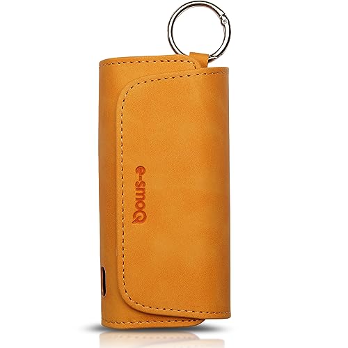 Étui compatible avec IQOS Iluma e-smoQ anti-rayures orange