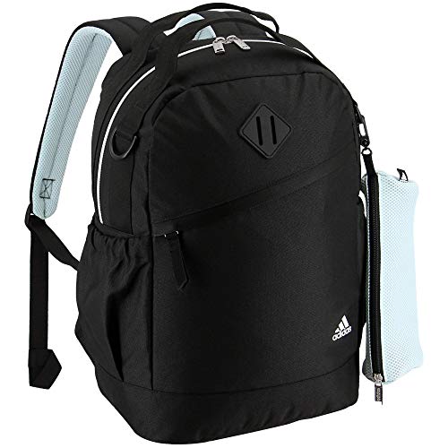 silver adidas backpack