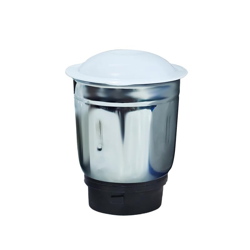 Image of Swiss Military Nebula Juicer Mixer Grinder, 3 Stainless Steel Jars, ABS body and Premium Stainless Steel Blades, Auto Power Cut, 230 Volts, 500 Watts, 50Hz, 18,500 RPM Speed, 2 Year Warranty, White, 1