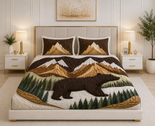 Image of 7D Digital Printed King Size Bedsheet | 240TC Premium Cotton Feel Microfiber with 2 Pillow Covers | Soft Breathable & Wrinkle Free Bedding Set | (Digital03, King Size-90x100 Inch)