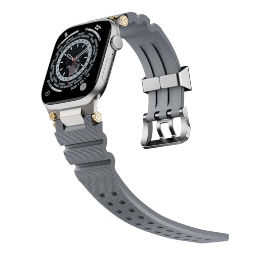 Bracelet étanche Apple Watch 45 mm en caoutchouc anti-transpiration
