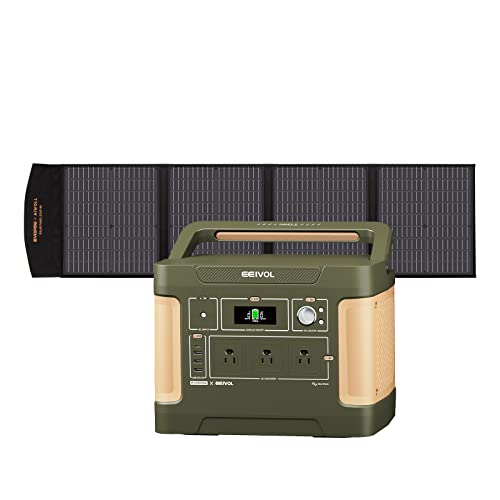 Amazon.co.jp: Evopow×EEIVOL ポータブル電源 ソーラーパネル