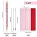 GORGECRAFT 4PCS Precision Pin Pen Set Craft Vinyl Weeding Tools Retractable Air Pin Pen Wrap Installation Kit with Refill for Bubble Removal on The Film（Pink）