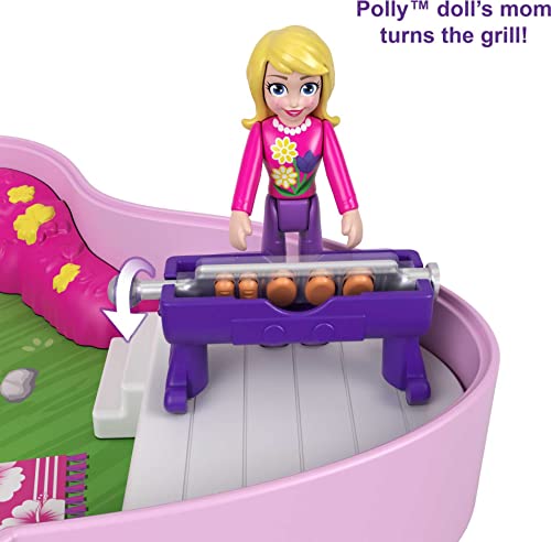Polly Pocket Compact Playset, Backyard Butterfly With 2 Micro Dolls & Accessories, Travel Toys With Surprise Reveals [Amazon Exclusive] #TOP4