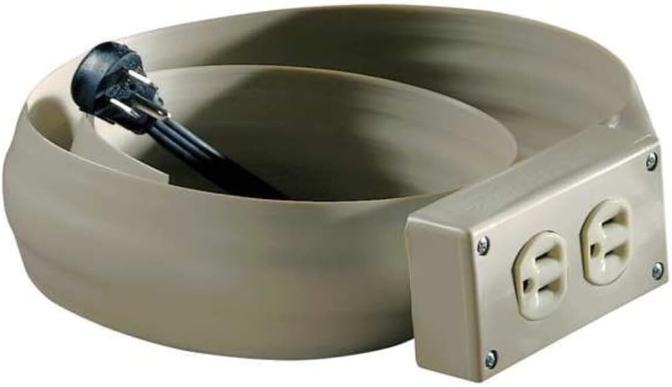 8 ft. 16/3 2-Outlet Extension Cord w/Cover SPT-3
