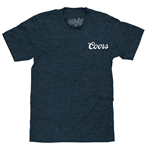 Tee Luv Men's Coors Original Beer Shirt - Coors Rodeo Bull Cowboy T-Shirt