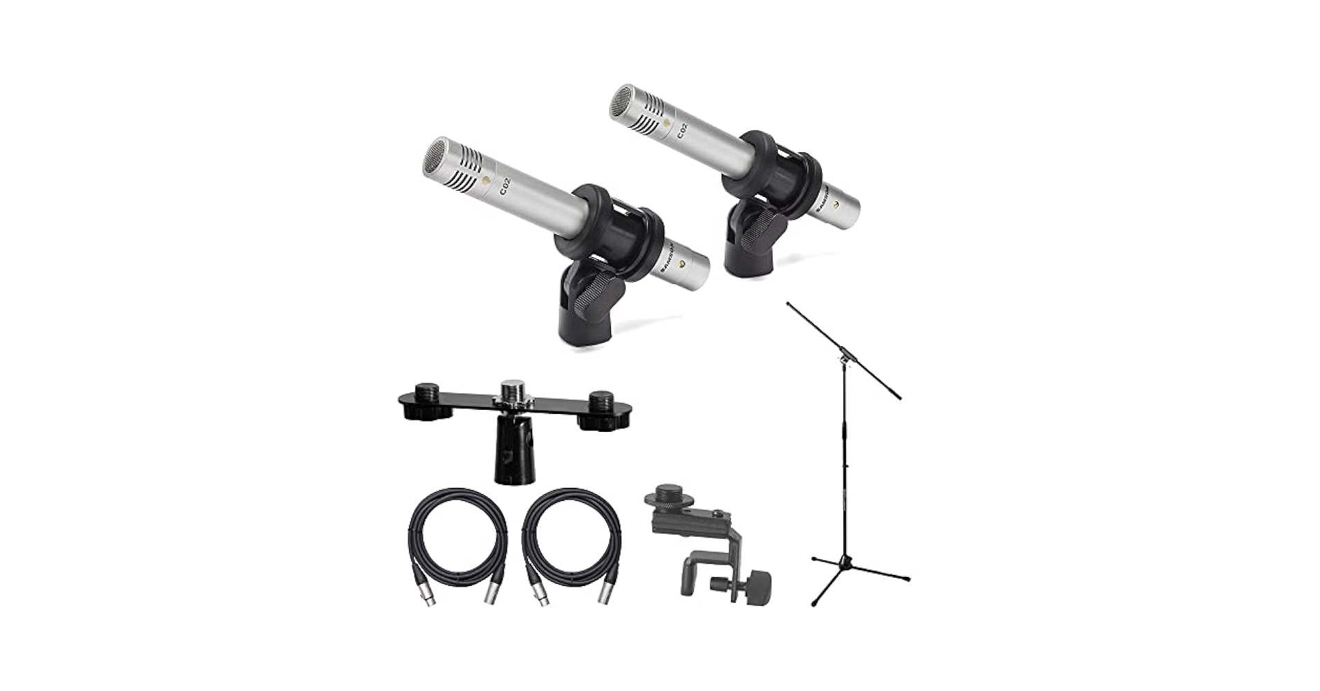 SAMSON サムソン C02 コンデンサーマイク 収音 ペンシル型 2PCS SAMSON サムソン C02 コンデンサーマイク 収音 ペンシル型 2PCS