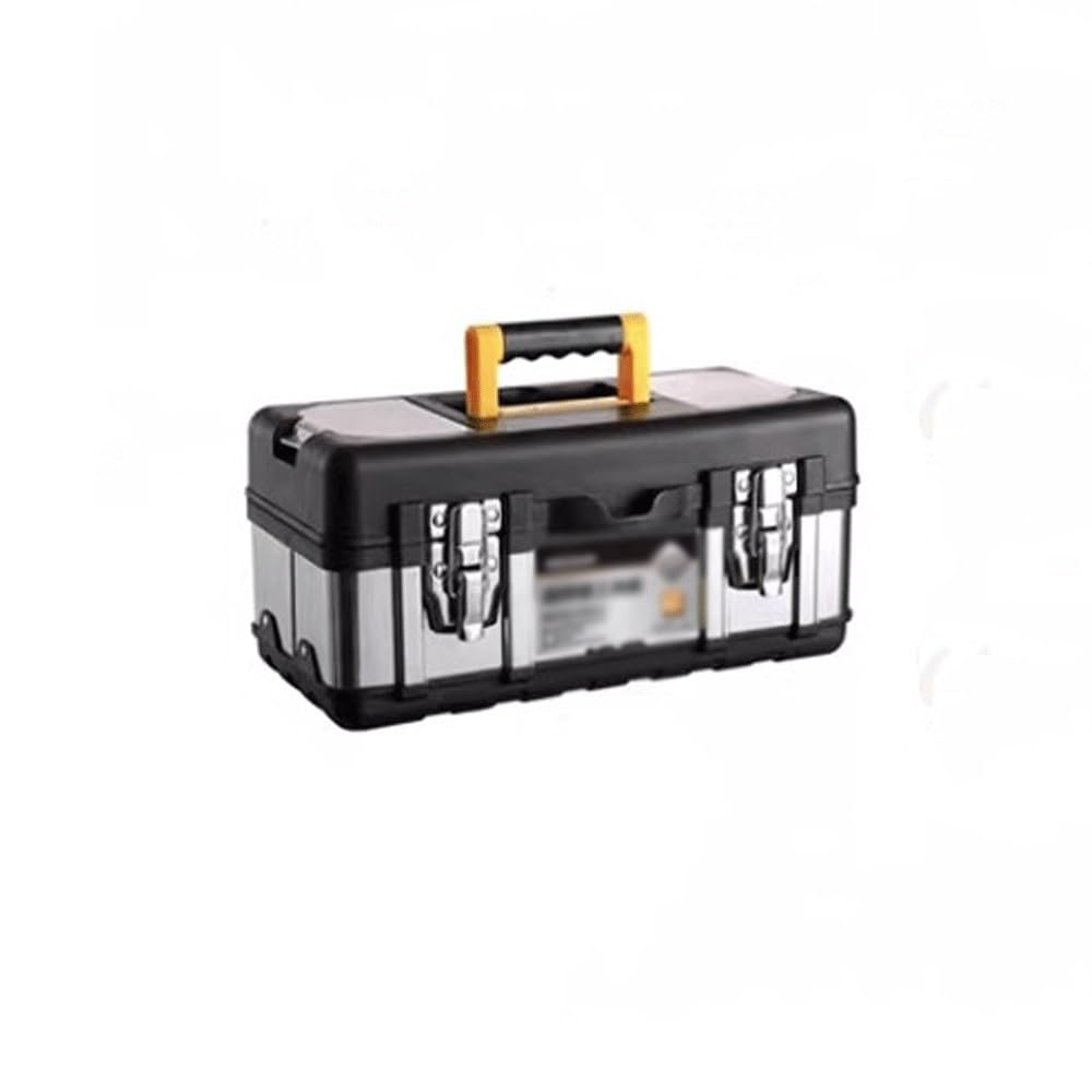 Tool Case Stainless Steel Toolbox Industrial Grade Hardware Maintenance Box Multifunctional Parts Storage Portable Outdoor Storage Solution