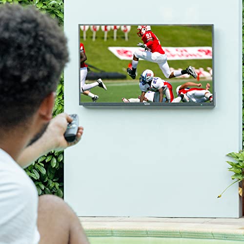 Image of SYLVOX 43 Inch Outdoor TV, Smart TV with Alexa Built-in 4K UHD High Brightness QLED TV, Bluetooth and WiFi Support, Waterproof Suitable for Outdoor Use (DeckProQLED Series)