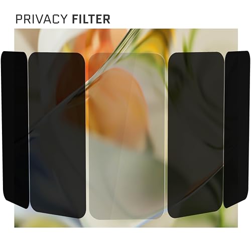 Image of Ghostek 2 Pack Tempered Glass Screen Protector for Pixel 9 Pro XL, 9H Hardness, Easy Installation, Case Friendly HD Clear for Google Pixel 9 Pro XL (6.8-Inch, Privacy)