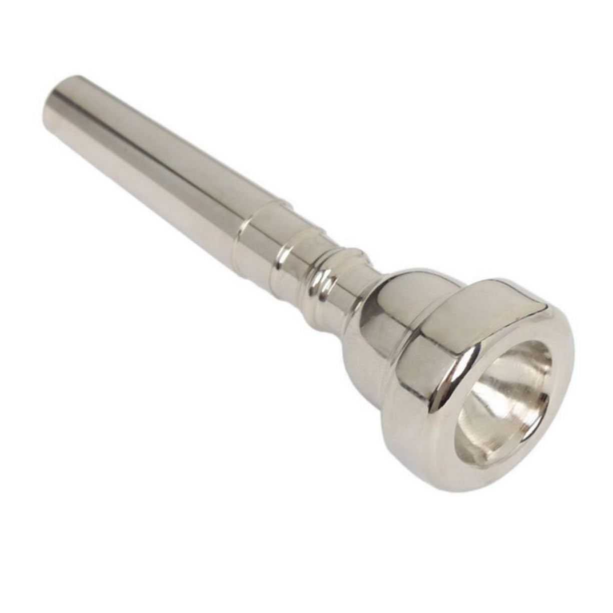 OFFSCH Trumpet Silver Mouthpiece Accessory Precision Machined for High Register