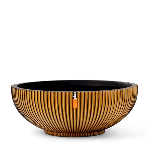 Capi Europe - Bol Groove - 40x15 - Or - Ouverture Ø40 - Pot intérieur et extérieur - BGVGB037