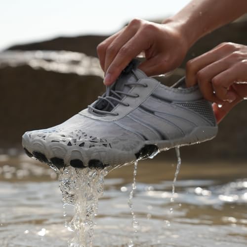 Image of Hike Barefoot Shoes for Women Men Breathable & Non-Slip Athletic Footwear Wide Toe Water Shoes,Designed for Walking,Running&Swimming