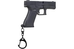 Pistol Shape Keychain: Perfect for Gun Enthusiasts and Collectors!
