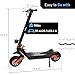 Hiboy DM2 2400W Dual Motors Off-Road Electric Scooter for Adults, 62 Miles Long Range, 37MPH, 11