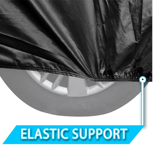 Image of Car Body Cover Compatible with Citroen Ec3 Waterproof Heavy Duty Car Body Cover + Sun Protection + Triple Stitched + Mirror Pocket