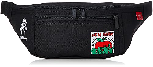 正規品ウエストバッグ Alleycat Waist Bag Keith Haring ブラック