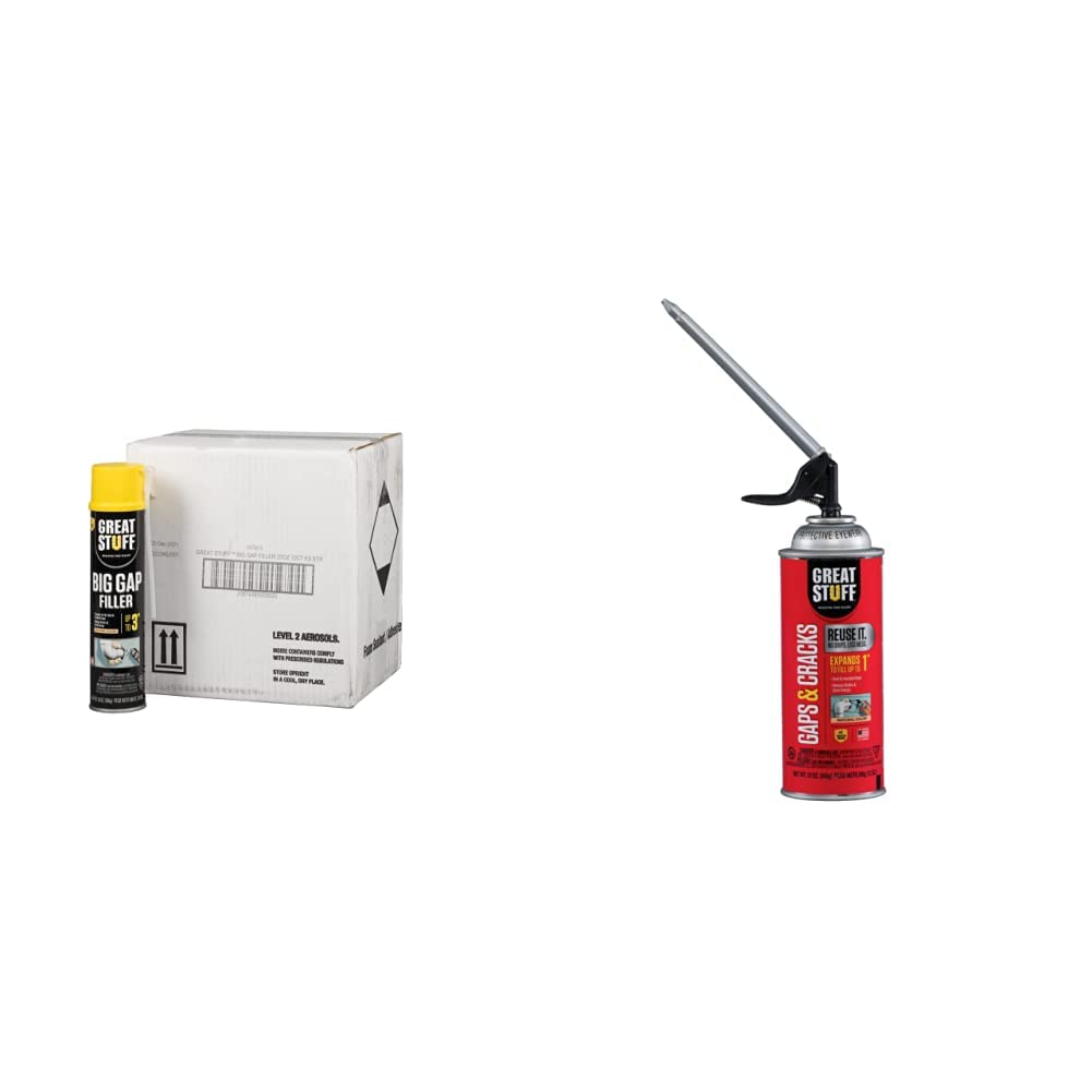 GREAT STUFF Big Gap Filler Insulating Foam Sealant, 20 oz. Cream