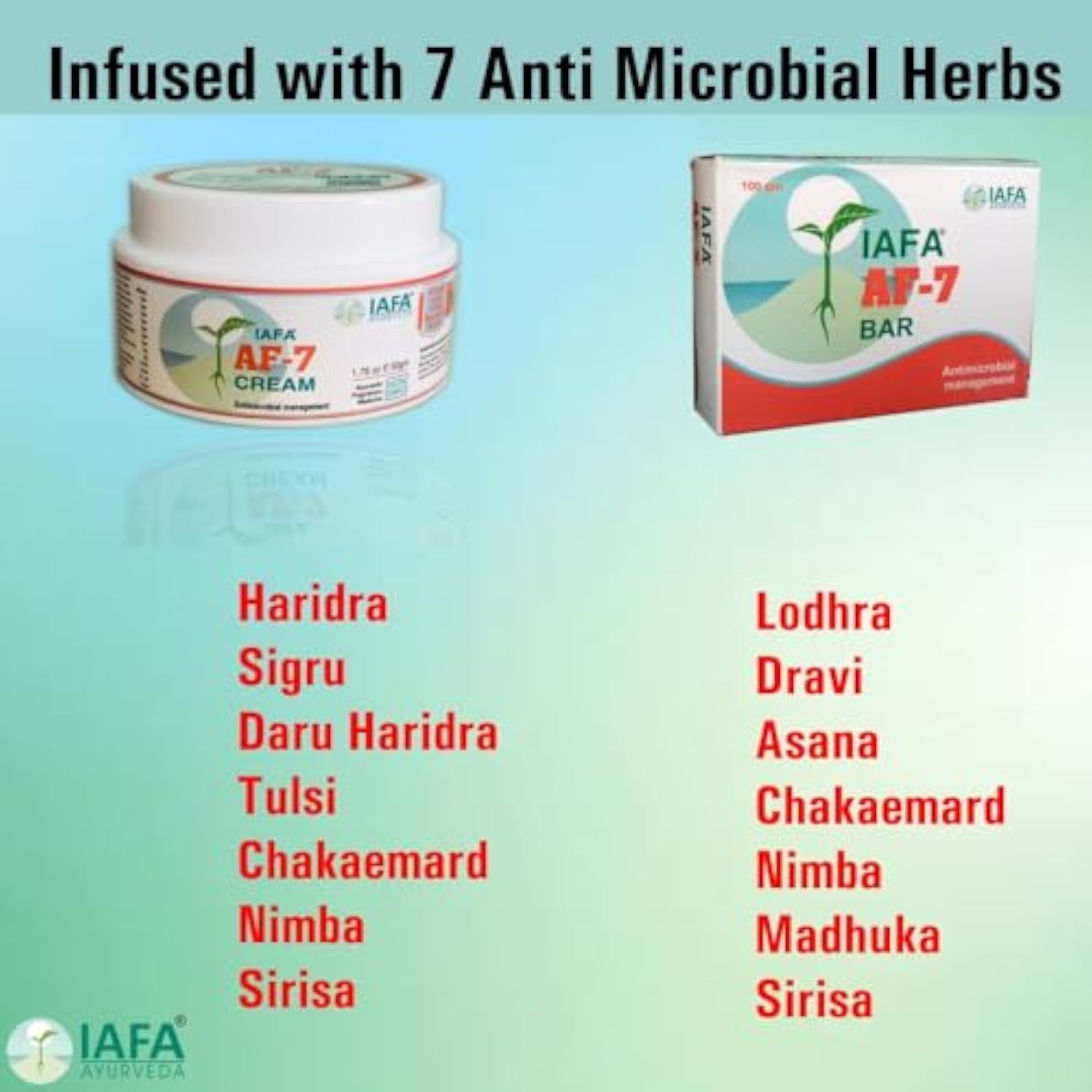 Ayurvedic AF-7 Cream & Soap Combo Pack