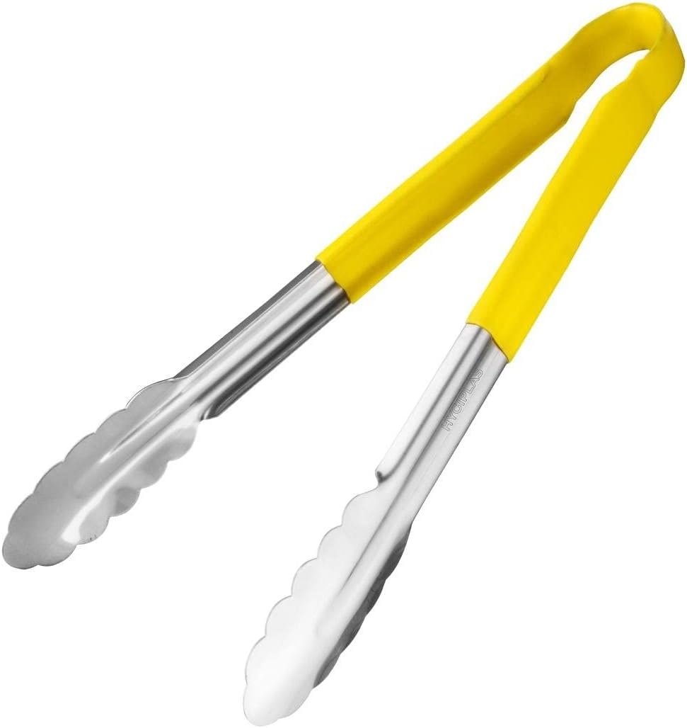 Hygiplas Colour Coded Serving Tong Yellow – 300mm