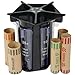 Ainiv Coin Sorter Tube Coin Counter with Coin Wrappers, 5-in-1 Change Sorter Coin Organizer, Change Counter Machine Coin Holder Coin Roller, Accurate & Easy to Use