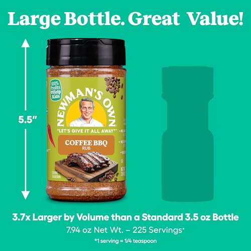 Newman'S Own Coffee Bbq Seasoning; Perfect Spices For Cooking Or Smoking Steak, Brisket, Chicken, Jerky, Pork Ribs, Salmon, And Vegatables; Gluten Free; Kosher thumb #5