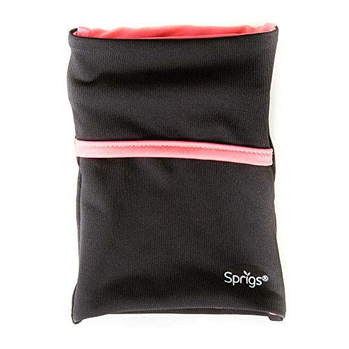 Image of Sprigs Wrist Wallet Running Wristband Pocket for Keys Cards Cash ID Phone