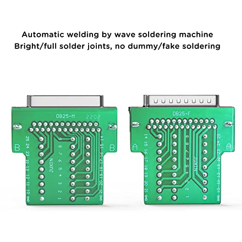 Adaptadores Conector DB25 Serial 2Pack Hembra miniatura 5