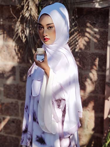 Image of 4 PCS Muslim Women Soft Premium Solid Chiffon Hijab Scarves Shawl Long Scarf Wrap Scarves with Gift Box (Mix color C)