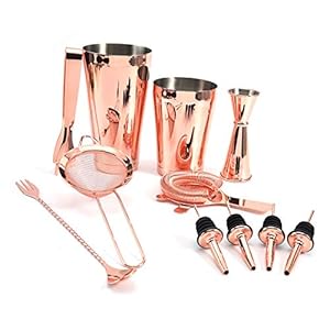 Cocktailshaker Set Bar Shaker 11 stks Barman Kit voor Mixer Wijn Martini, Roestvrijstalen Bars Tool, Accessoires voor…