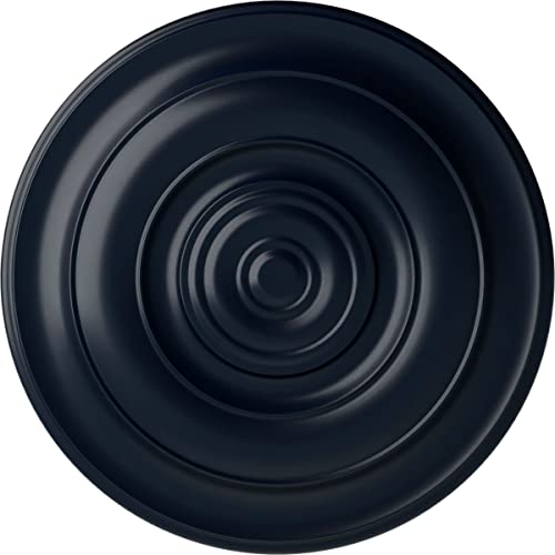 Ekena Millwork CM18NIMDF Niobe Ceiling Medallion, Midnight Dream