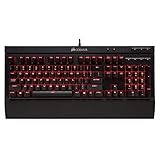 CORSAIR K68 Mechanical Gaming Keyboard, Backlit Red LED, Dust and...