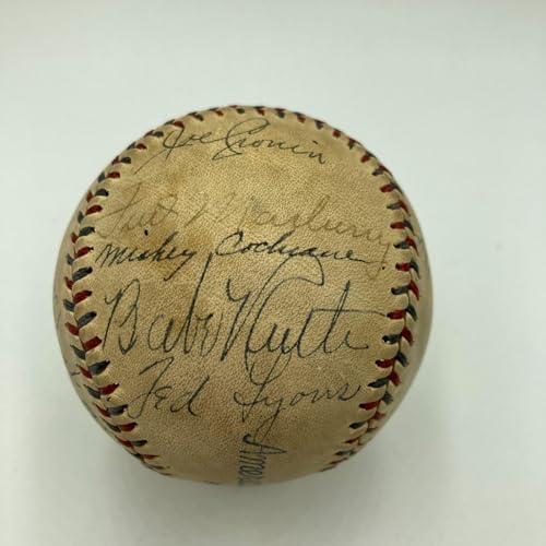 Babe Ruth & Lou Gehrig 1933 First All Star Game Signed Baseball JSA COA - Autographed Baseballs