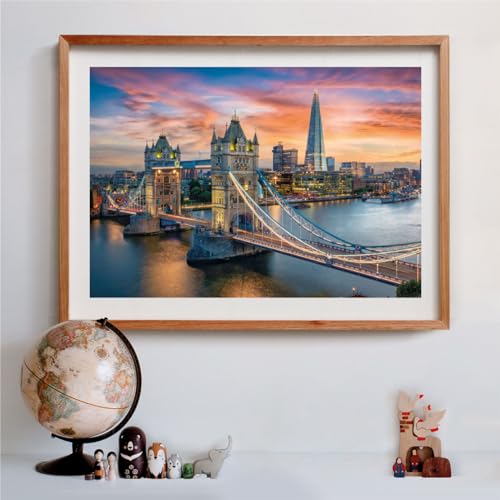 Puzzle 1500 pièces : Londres au crépuscule Clementoni Puzzles - vue 7