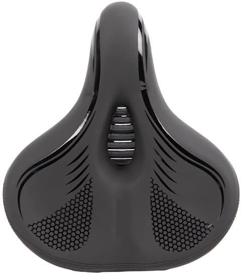 Oversized Wide Soft Padded Bike Seat Comfortable Cushion Bicycle Replacement for Men Women Large Bicycle Saddle