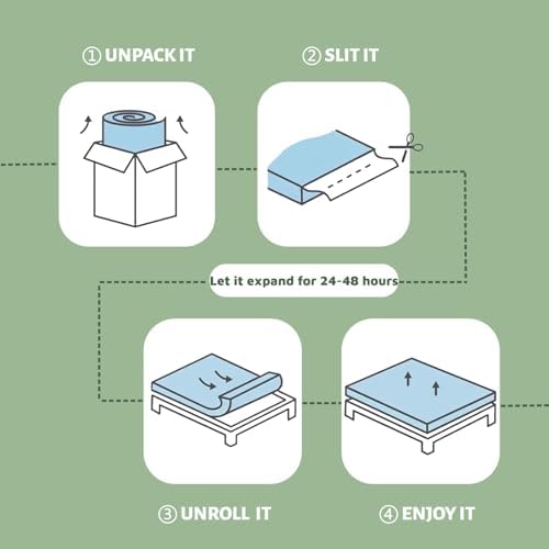 Full Bamboo Mattress Topper, Thick Pillow Top for Hot & Side Sleepers - 5
