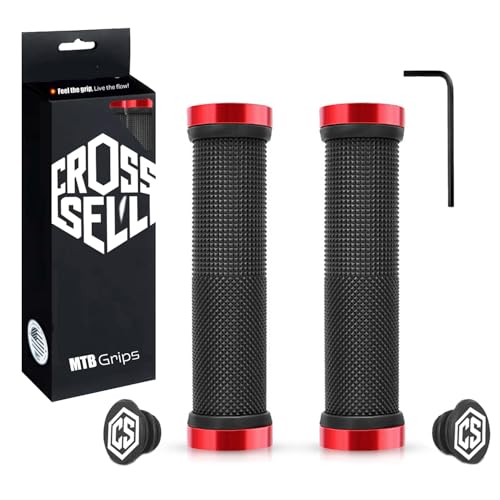 CROSSSELL Double Lock-on MTB Grips - High-Performance BMX & Mountain