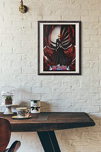 Pôster Bleach Anime Merch Mangá Ichigo Merchandise Series Comic Art Action Personagens Espadas Ichig